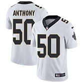 Nike New Orleans Saints #50 Stephone Anthony White NFL Vapor Untouchable Limited Jersey,baseball caps,new era cap wholesale,wholesale hats
